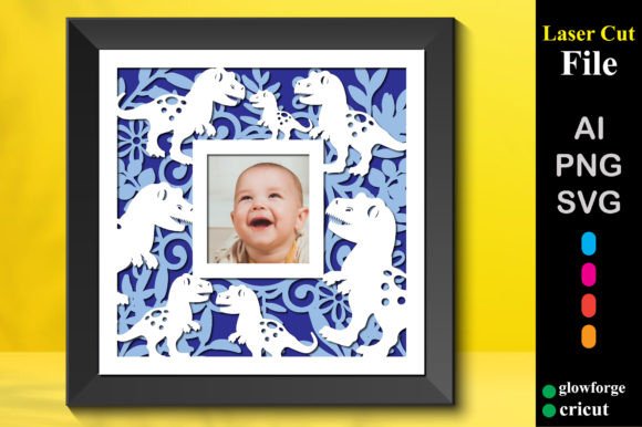 3d Dinosaur Baby Photo Frame SVG: A Creative Way to Preserve Memories