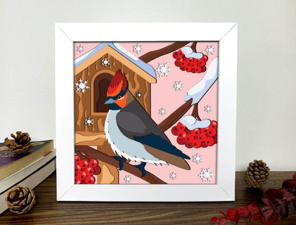 Cardinal Shadow Box 3D SVG: A Creative Digital Tool for Paper Crafting