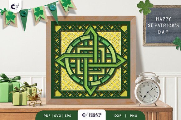 Celtic Knot 3D Layered Papercut