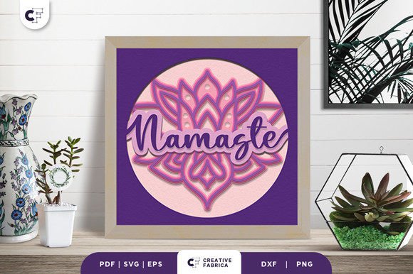 Exploring the Namaste Lotus 3D Layered Paper Cut SVG
