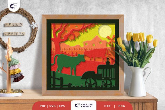 Farm Animal 3D Paper Cut SVG: A Creative and Practical Craft Solution