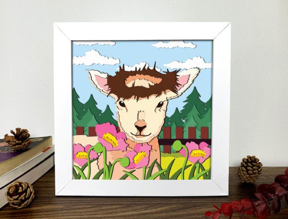 Goat Shadow Box 3D Svg and Goat 3D Svg: Creative Digital Designs for Every Project