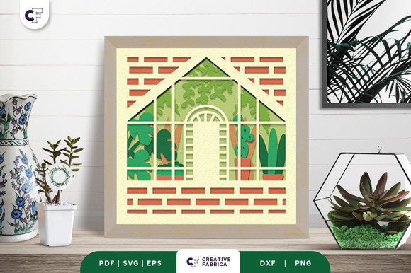 Greenhouse 3D Paper Cutting File: A Creative Way to Bring Greenery to Life