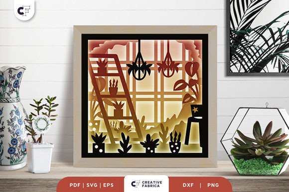 House Full of Plant 3D Papercut: A Botanical Escape for Your Home