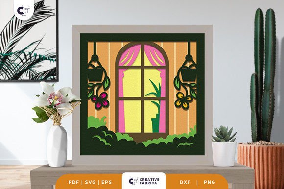 Spring Window 3D Light Box Paper Cut: A Beautiful Way to Celebrate the Season